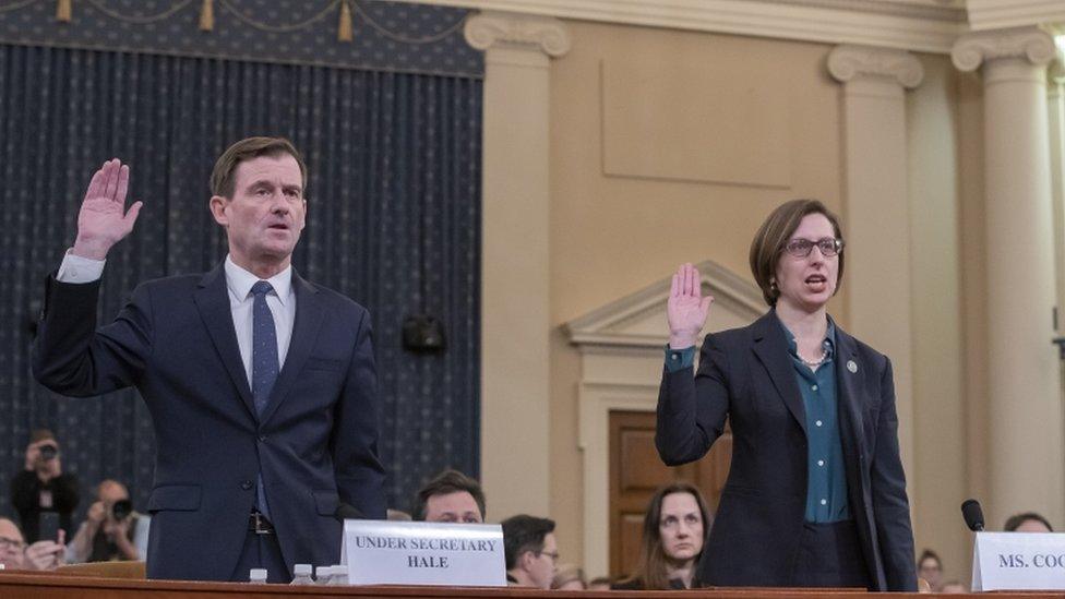 David Hale and Laura Cooper during their hearing, 20 November