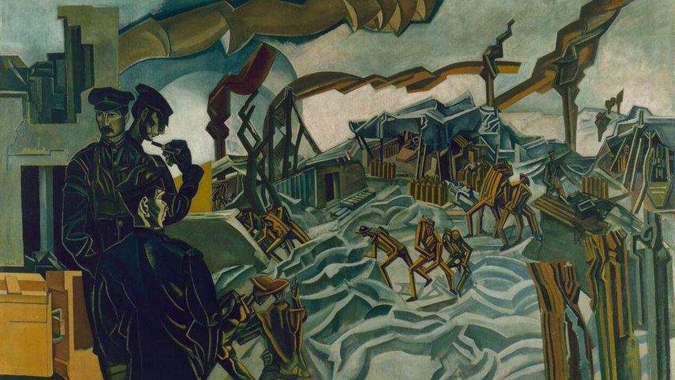 A Battery Shelled by P Wyndham Lewis