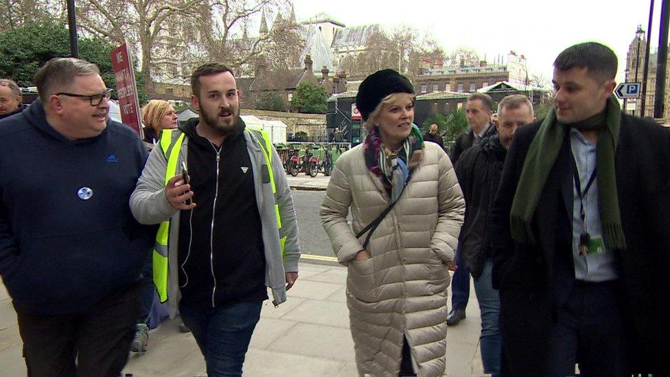 James Goddard confronting Anna Soubry