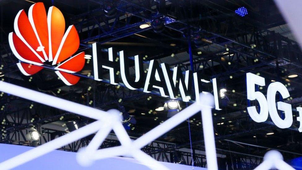 Huawei sign