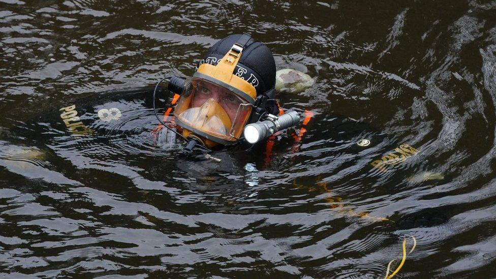 Police diver