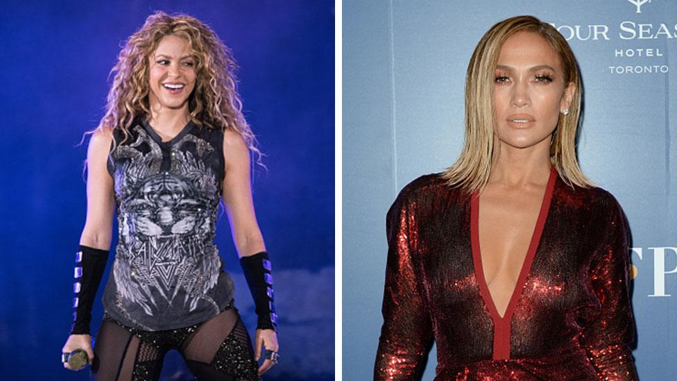 Shakira and Jennifer Lopez