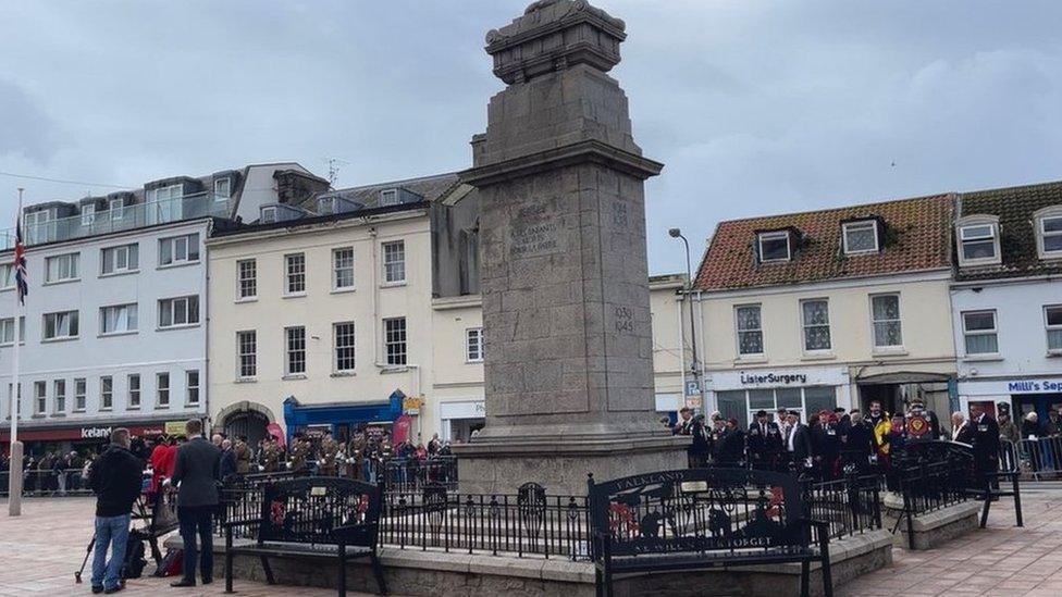 The Cenotaph in St Helier, Jersey