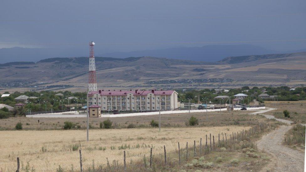 One of several new Russian military bases in South Ossetia