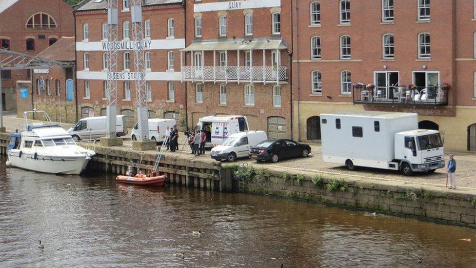 Police river search, York