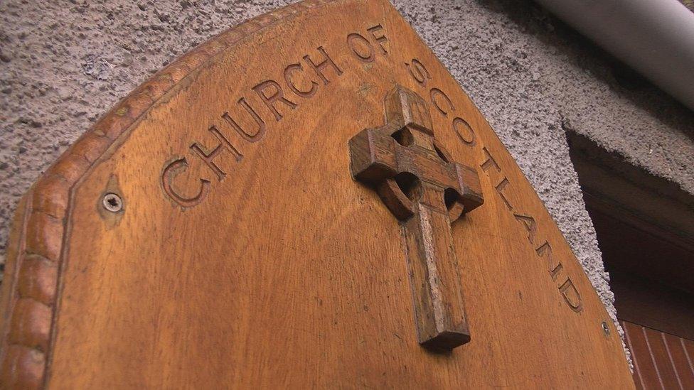 Church of Scotland sign