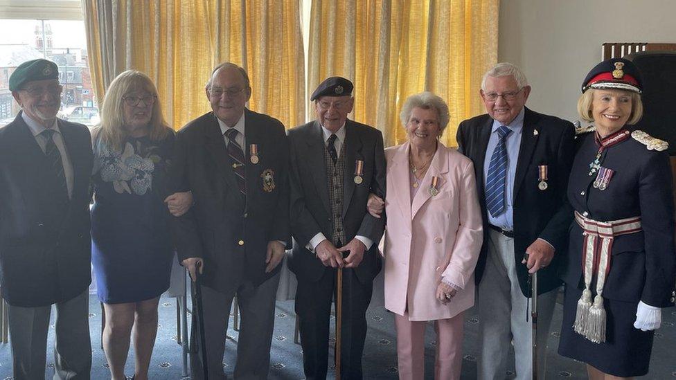 Veterans handed medals at ceremony