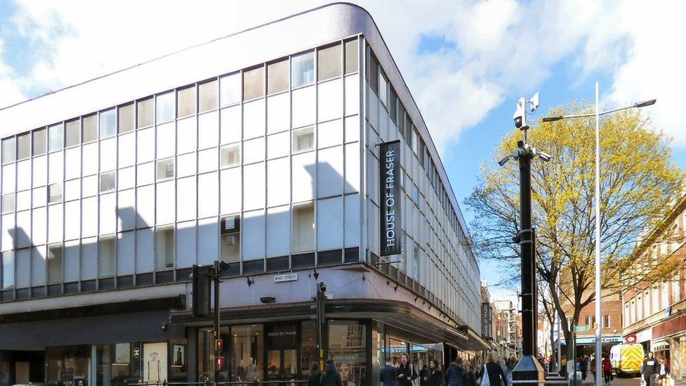 A house of Fraser store in Lincoln