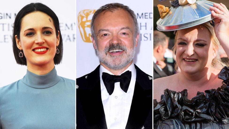 Phoebe Waller-Bridge, Graham Norton and Daisy May Cooper