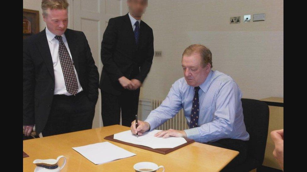 Sir David sold his majority shareholding to Craig Whyte