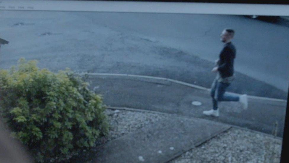 CCTV of Robert Parkins