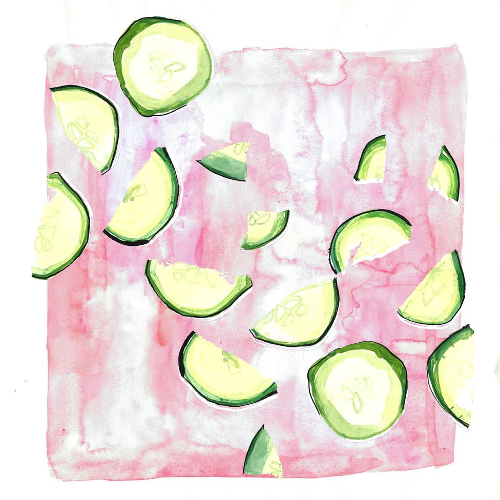 cucumber slices