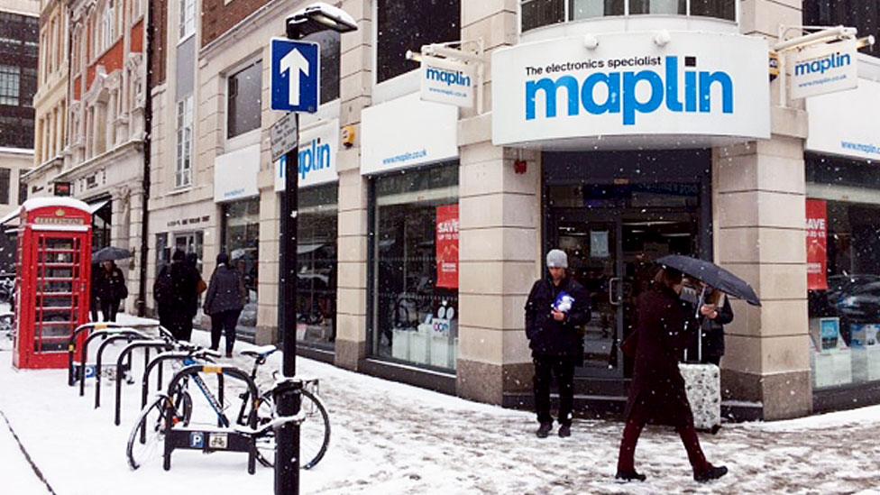 Maplin store