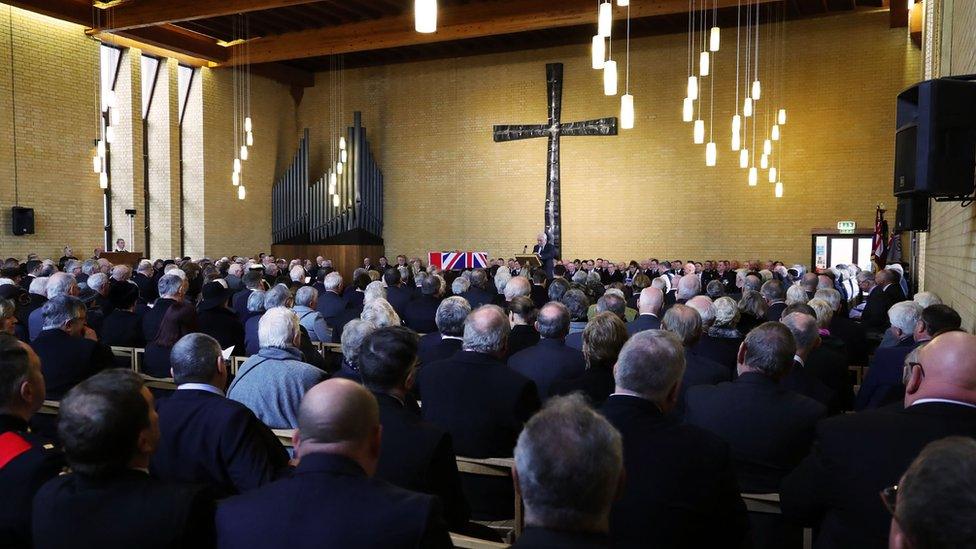 church mourners