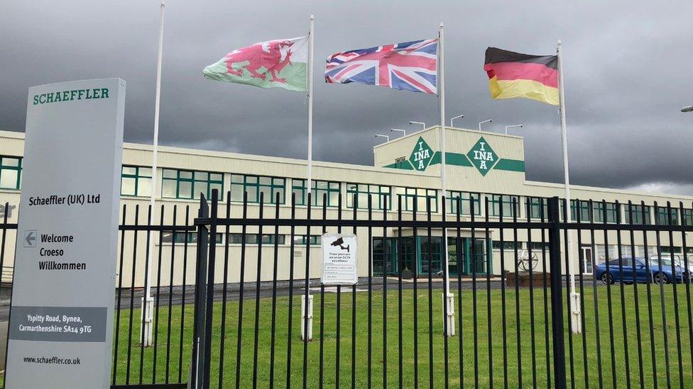 Schaeffler plant in Llanelli