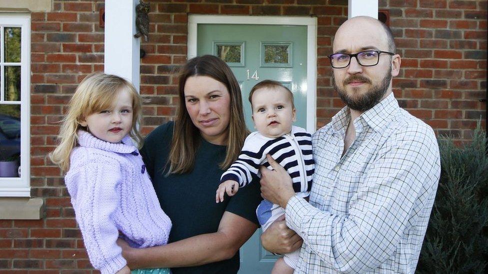 Peter Kirby, Jen Tweedle and their two children