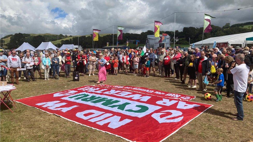 Protest Cymdeithas yr Iaith Gymraeg