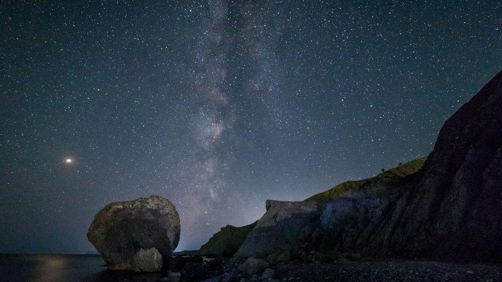 A picture of the Milky way from Earth