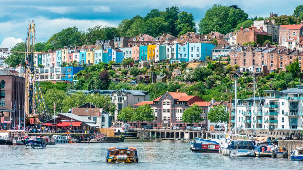 Views of the harbour in Bristol