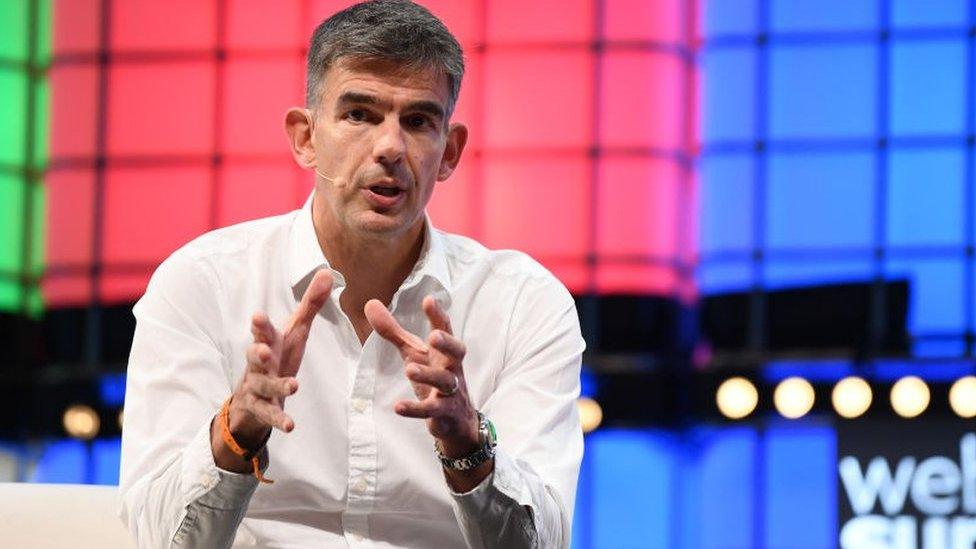 Matt Brittin, Google's president of Europe, Middle East and Africa operations, at the Web Summit conference in 2018