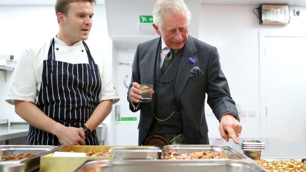 Prince Charles opens restaurant