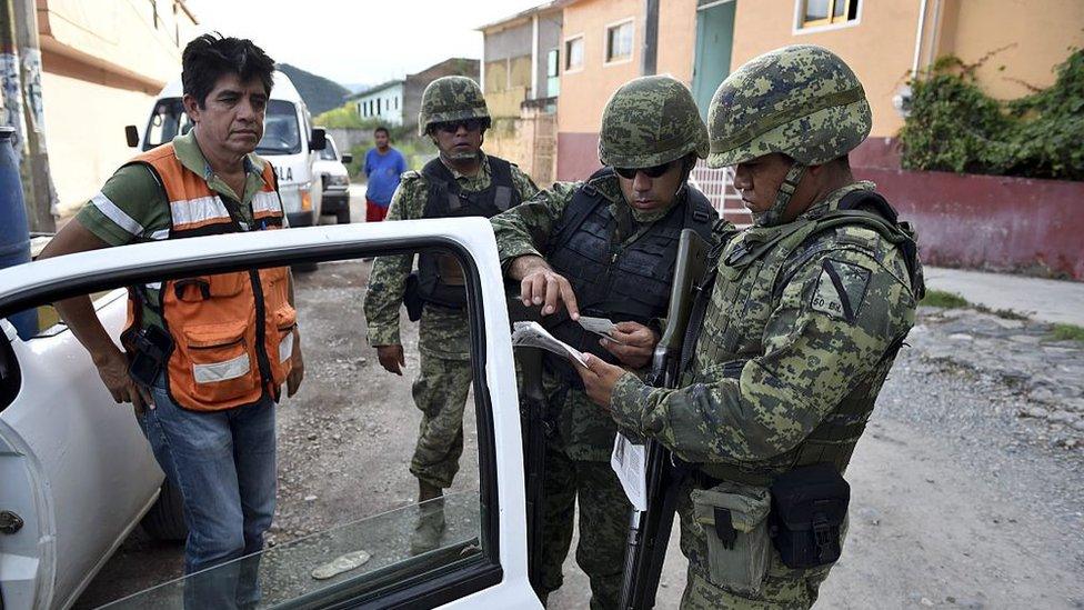 Mexican soldiers