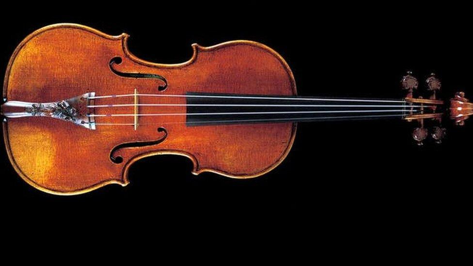 Image showing Stradivarius violin