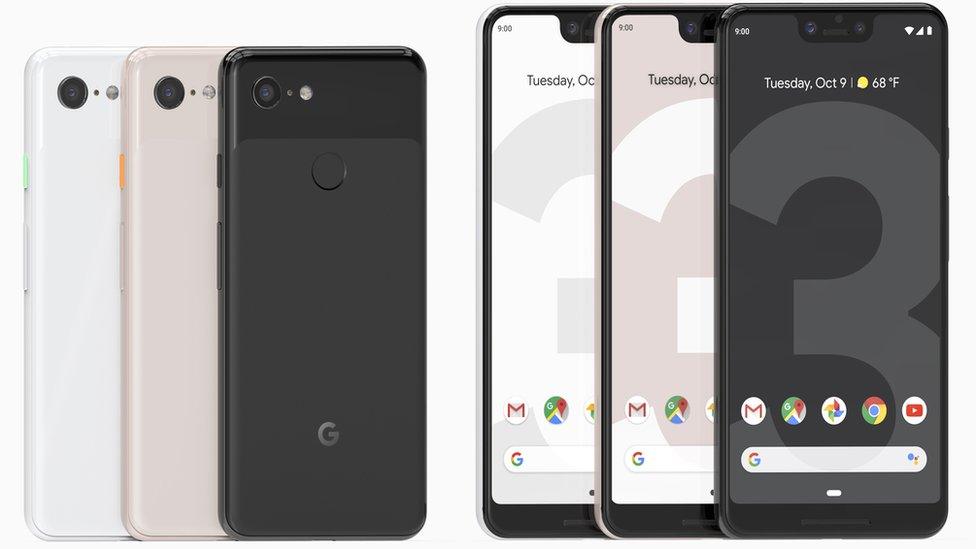 Pixel 3 handsets