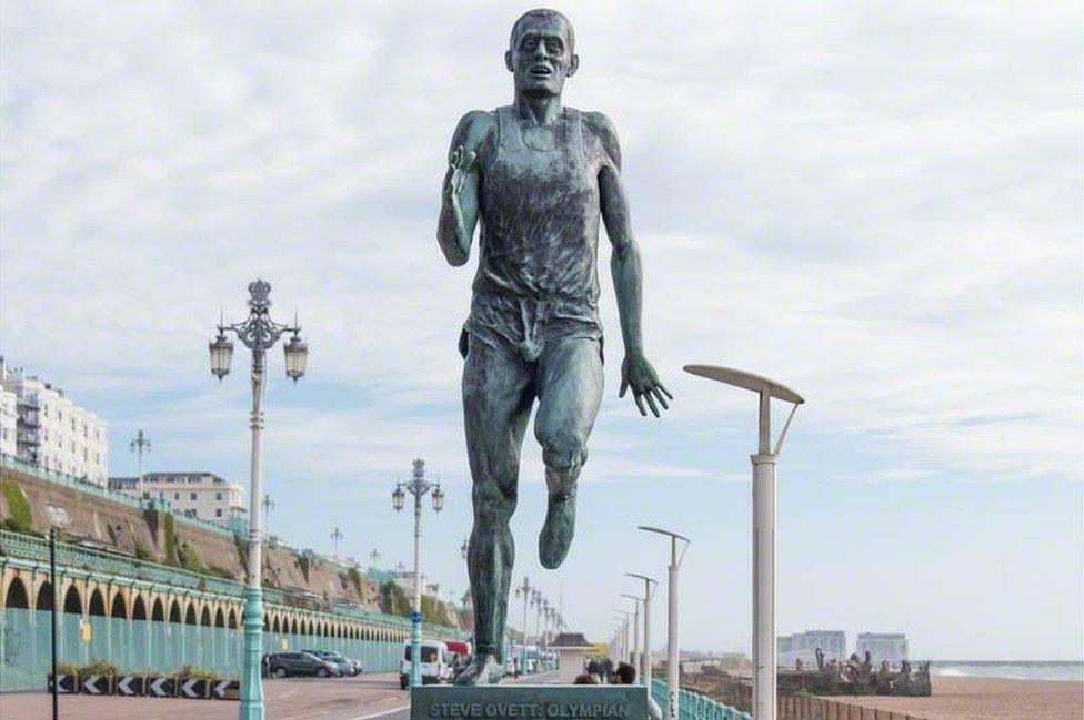 Statue of Steve Ovett