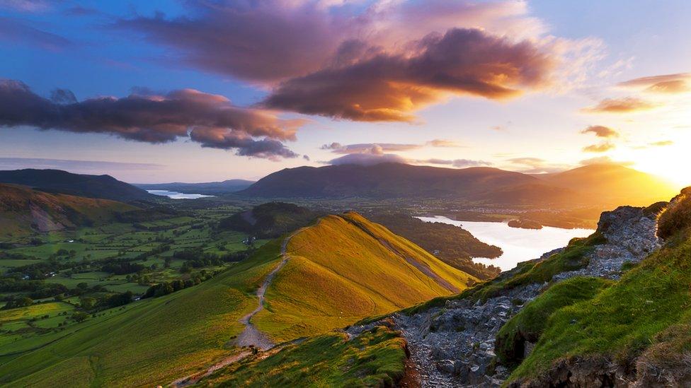 Sunrise from Catbells