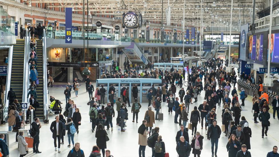 Waterloo station 12 March 2020