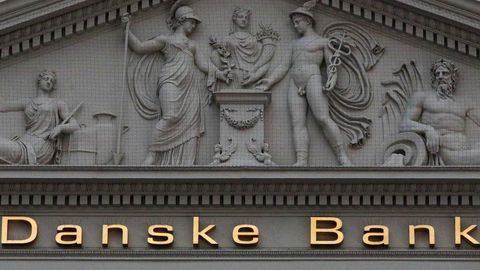 Danske Bank sign on front of building