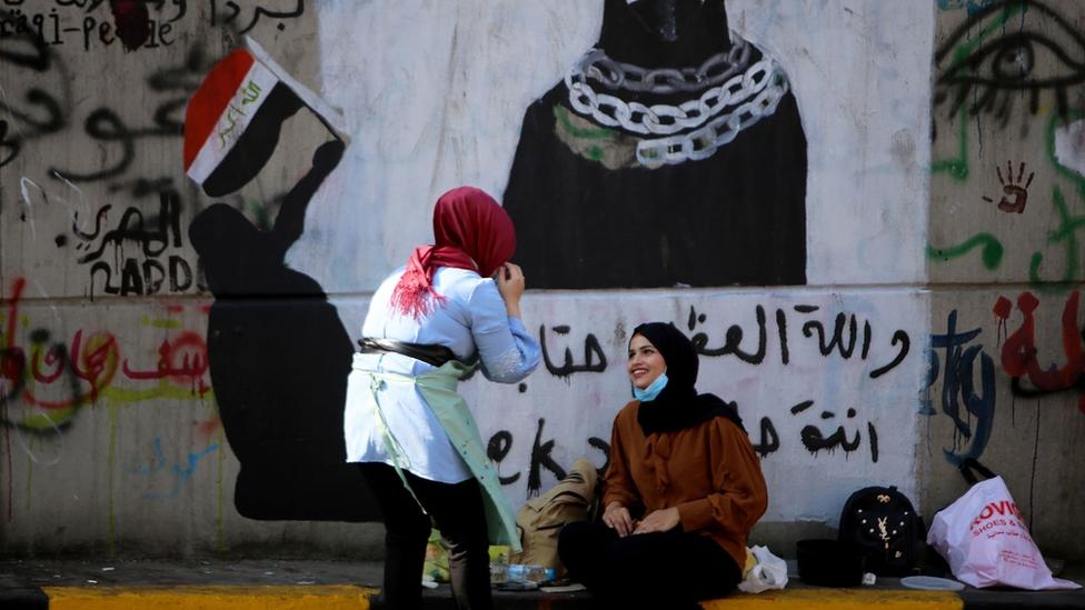 Mural in Baghdad