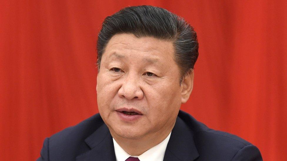 In this photo released by Xinhua News Agency, Chinese President Xi Jinping, also general secretary of the Communist Party of China (CPC) Central Committee, speaks at the Sixth Plenary Session of the 18th CPC Central Committee, in Beijing on Thursday, 27 Oct 2016