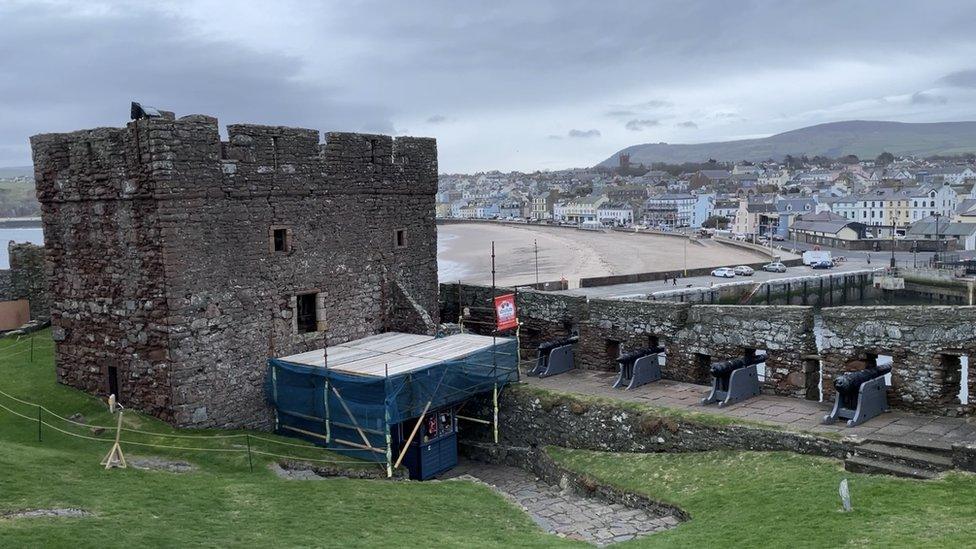 Peel Castle gatehouse