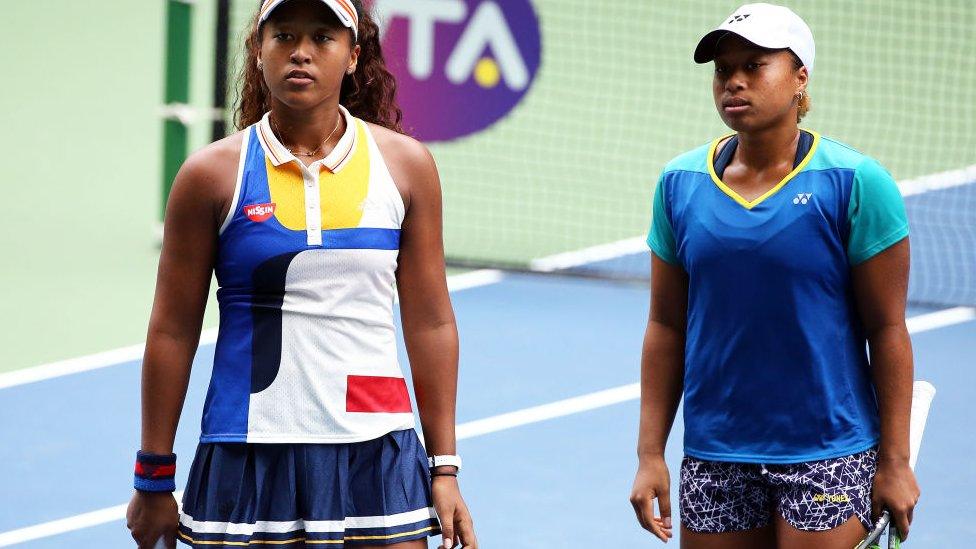 Naomi Osaka and Mari Osaka