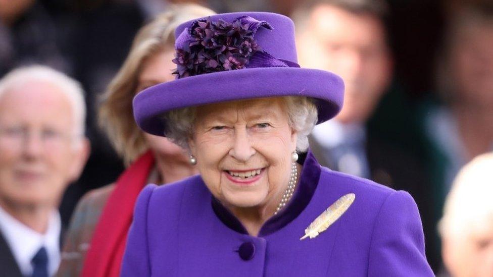 The Queen at the Braemar Gathering