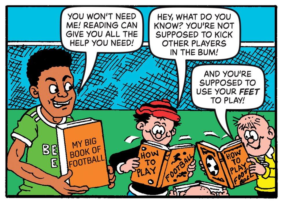 Marcus Rashford and the Bash Street Kids