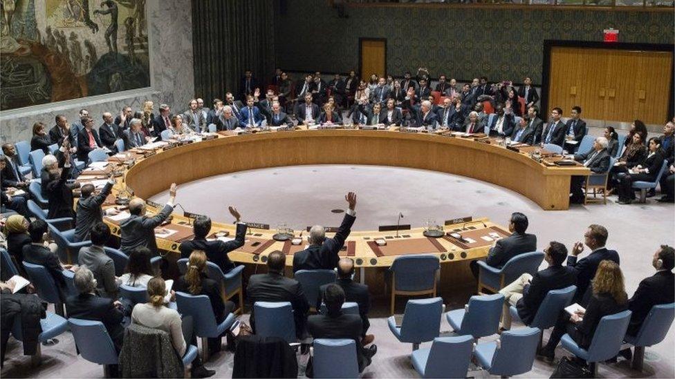 UN Security Council votes for Resolution 2334 (23/12/16)