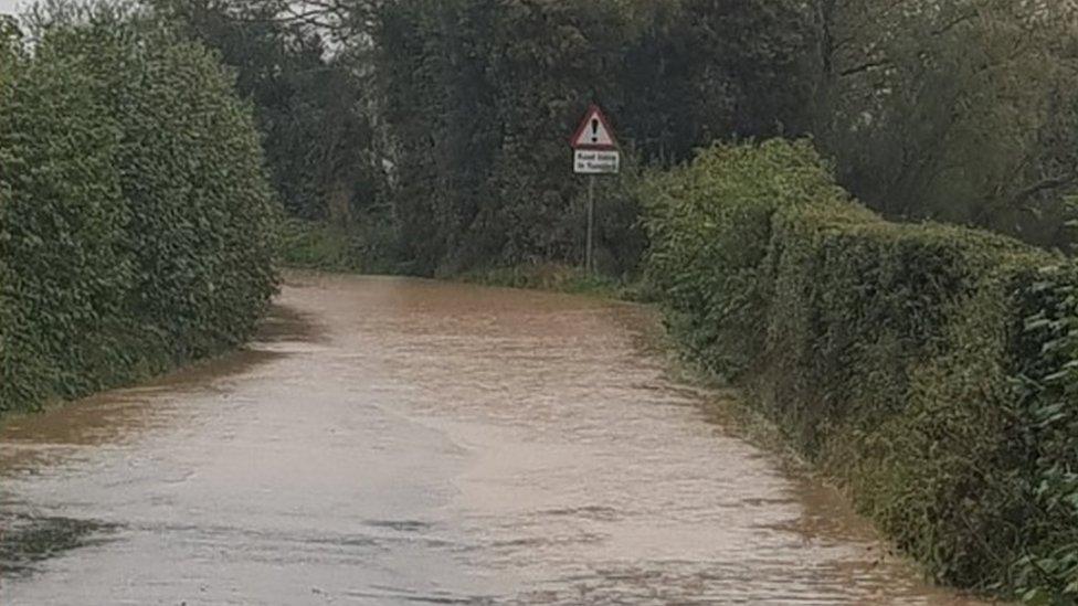 Flooding in Shrewsbury Rural West area