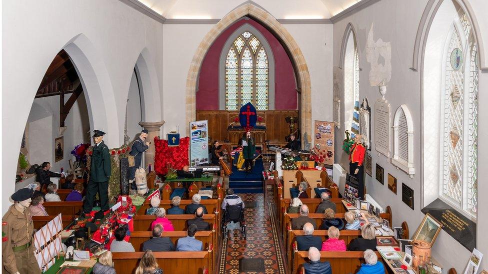 inside the church