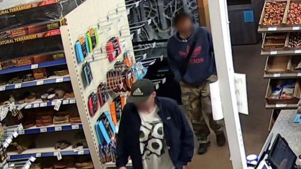 CCTV image of two men