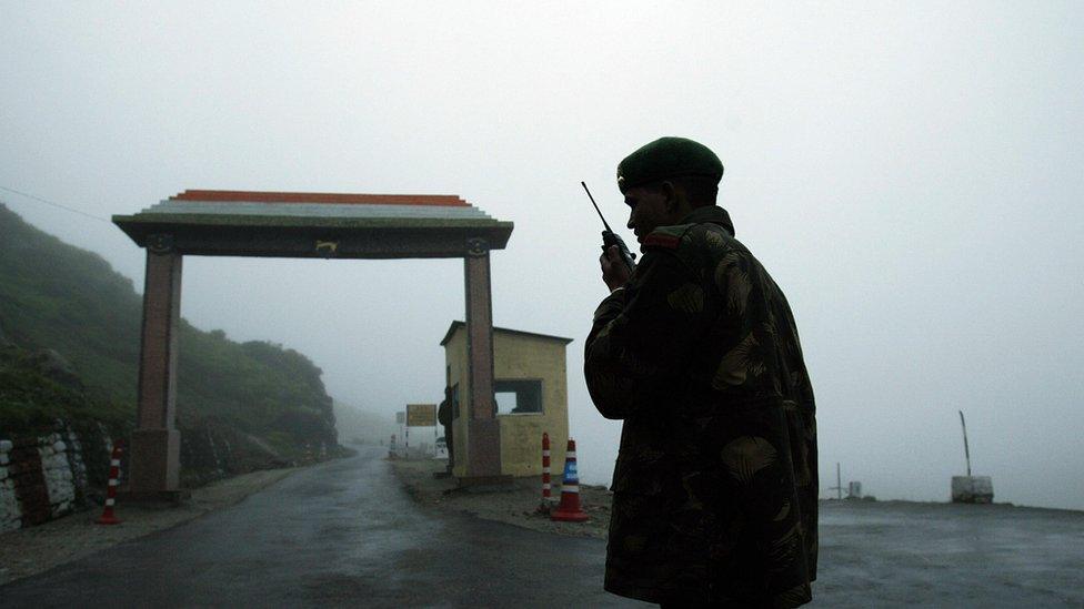 File picture of Nathu La pass from 2006