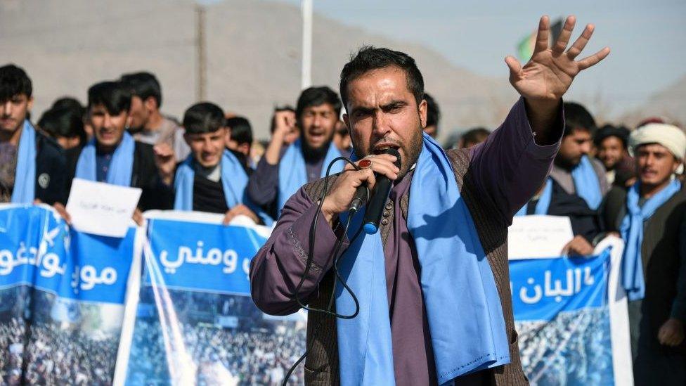 People's Peace Movement protest in Kandahar - January 2019