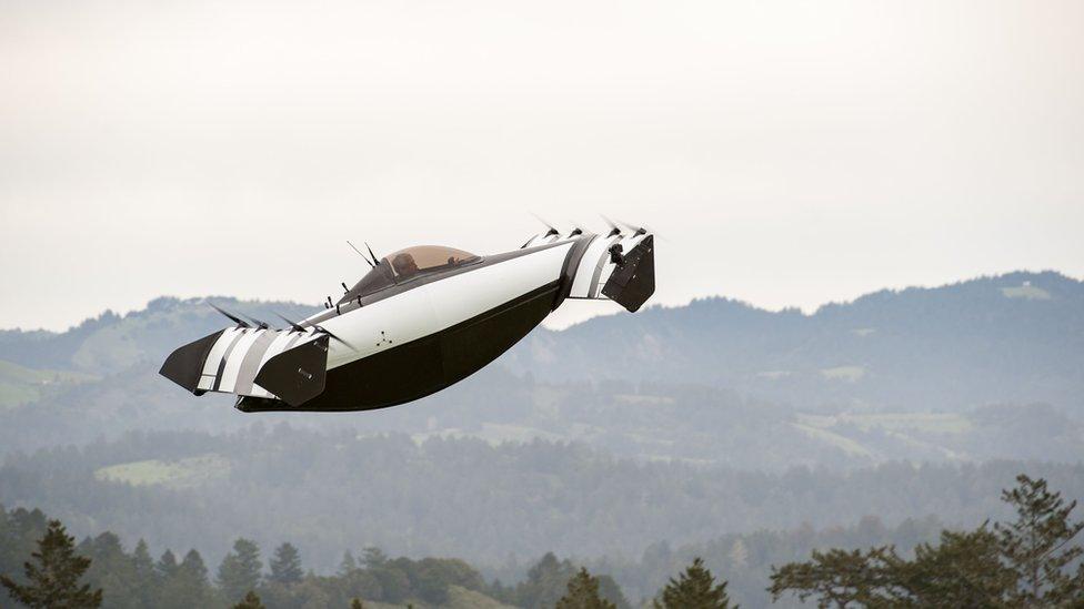 The BlackFly flying car is said to work best when taking off from grassy areas