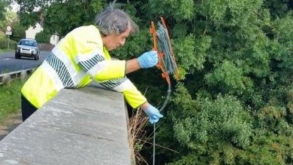 Environment Agency worker