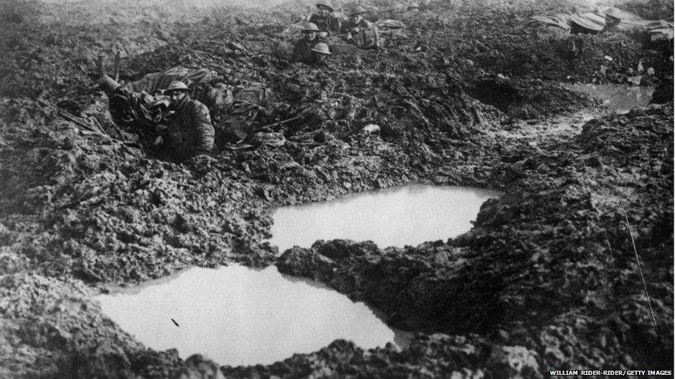 Canadian troops at Passchendaele