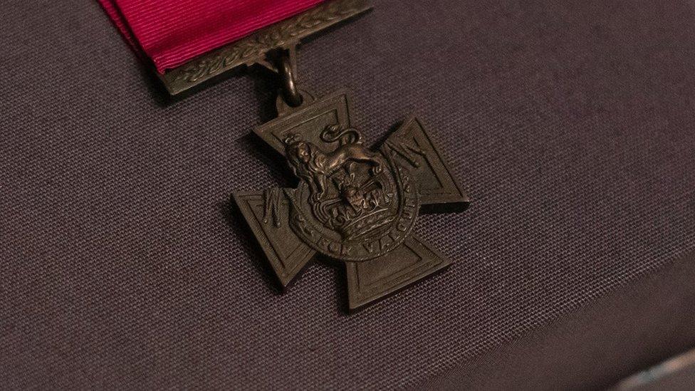 Guy Gibson's rarely seen Victoria Cross