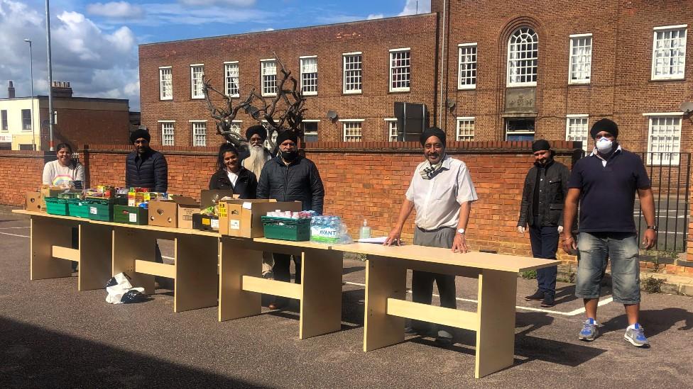 Food bank staff