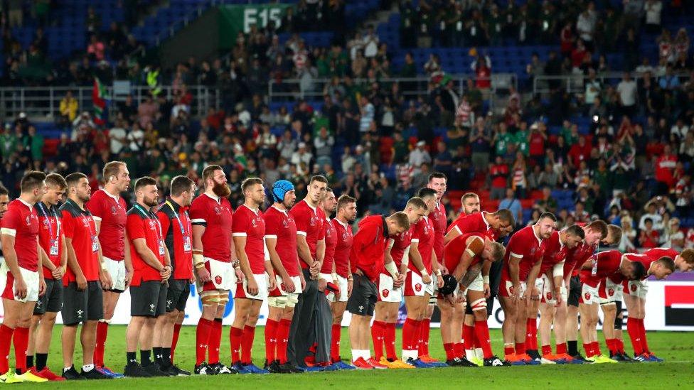 Wales' rugby team 2021